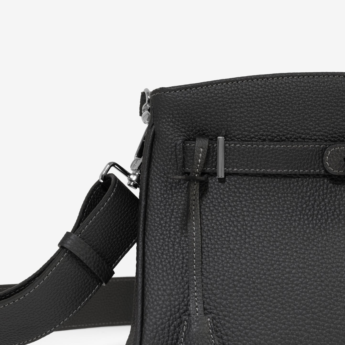 《NAVONA Piccola Taurillon - Black》3WAY ミニショルダーバッグ