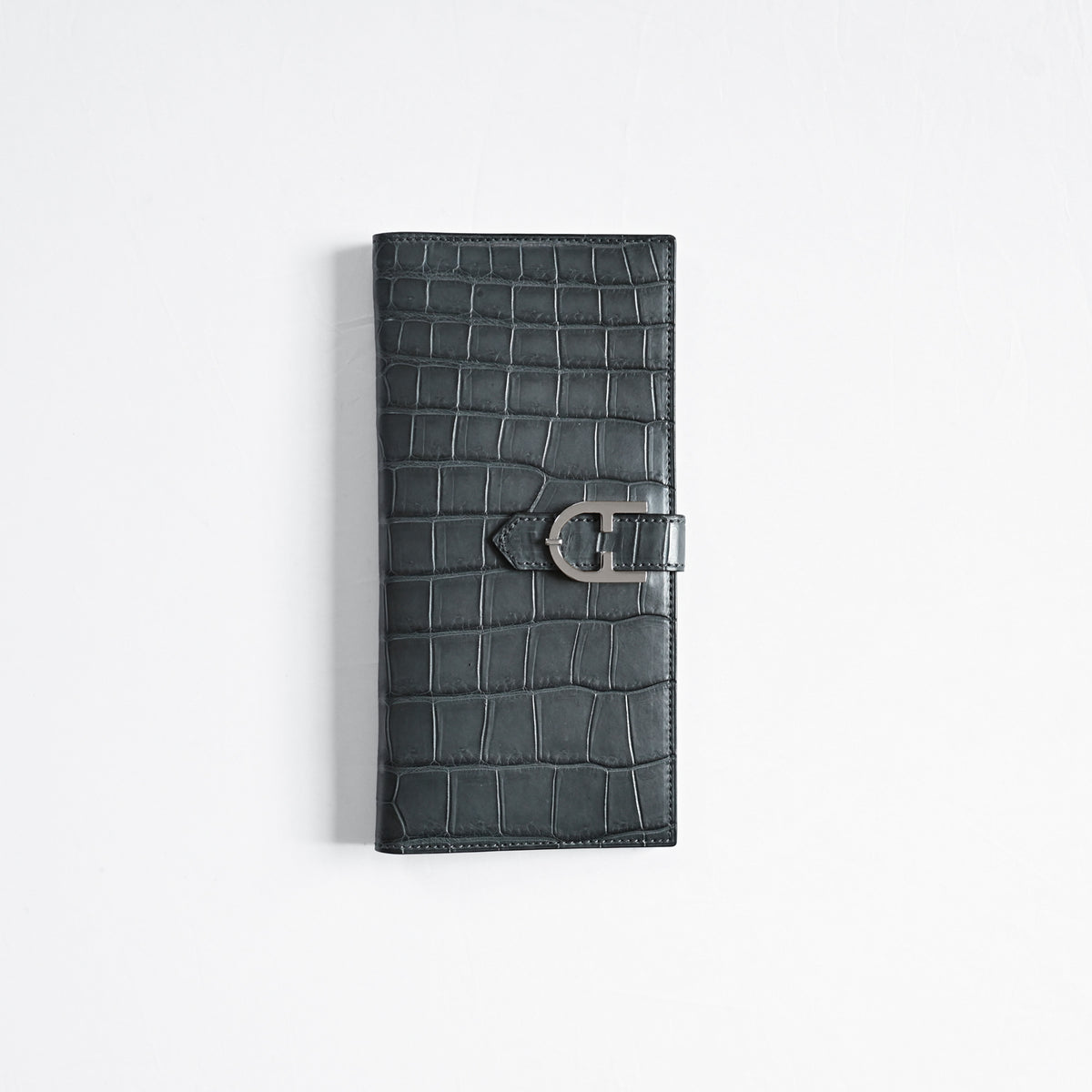 OUTLET《TRIONFAL LONG - GRIGIO》クロコダイル長財布 – AUGUSTO ROMA 