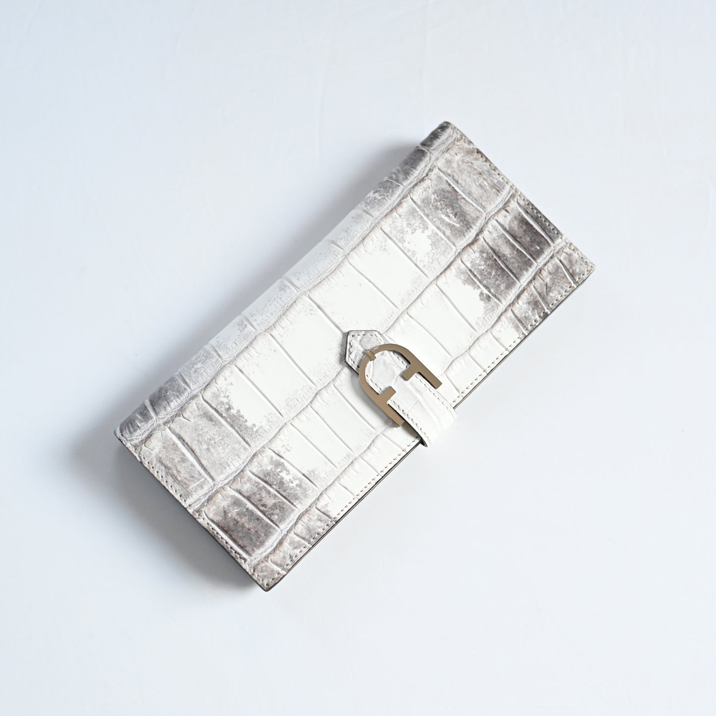 OUTLET《TRIONFAL LONG - HIMALAYA CENTRO》クロコダイル長財布