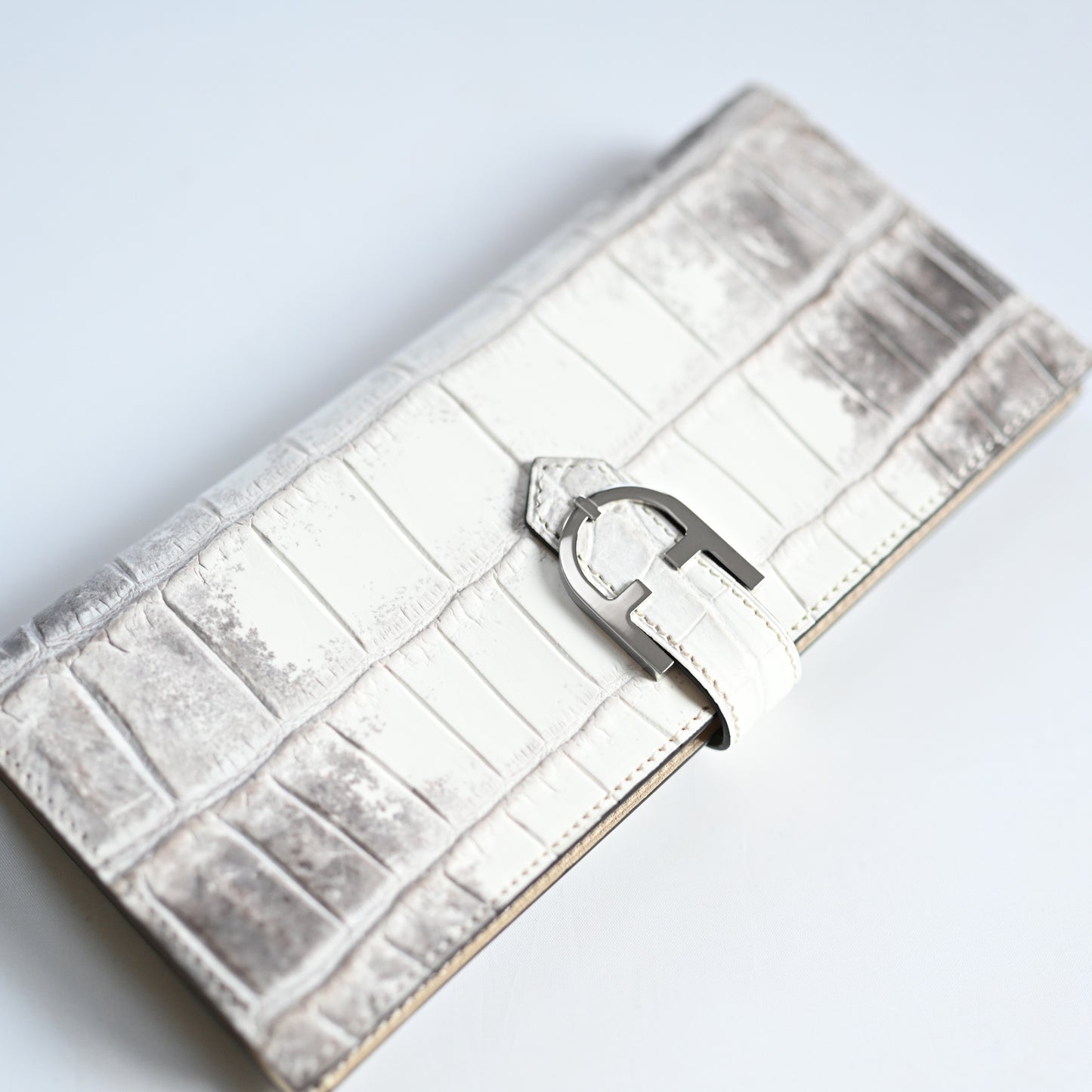 OUTLET《TRIONFAL LONG - HIMALAYA CENTRO》クロコダイル長財布